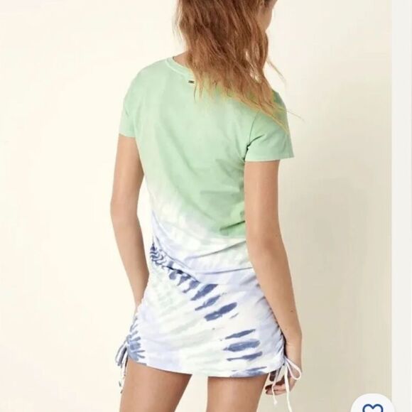 Victorias Secret Pink Ruched Sides Dress Tie Dye XXL - Picture 1 of 6